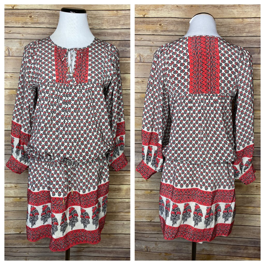 Ulla Johnson Bazaar Silk Dress Light Indian Floral